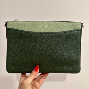 Kate Spade Green Convertible Crossbody Bag
